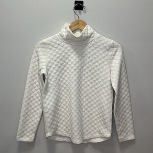 NWT! J.Crew quilted mock neck pullover
